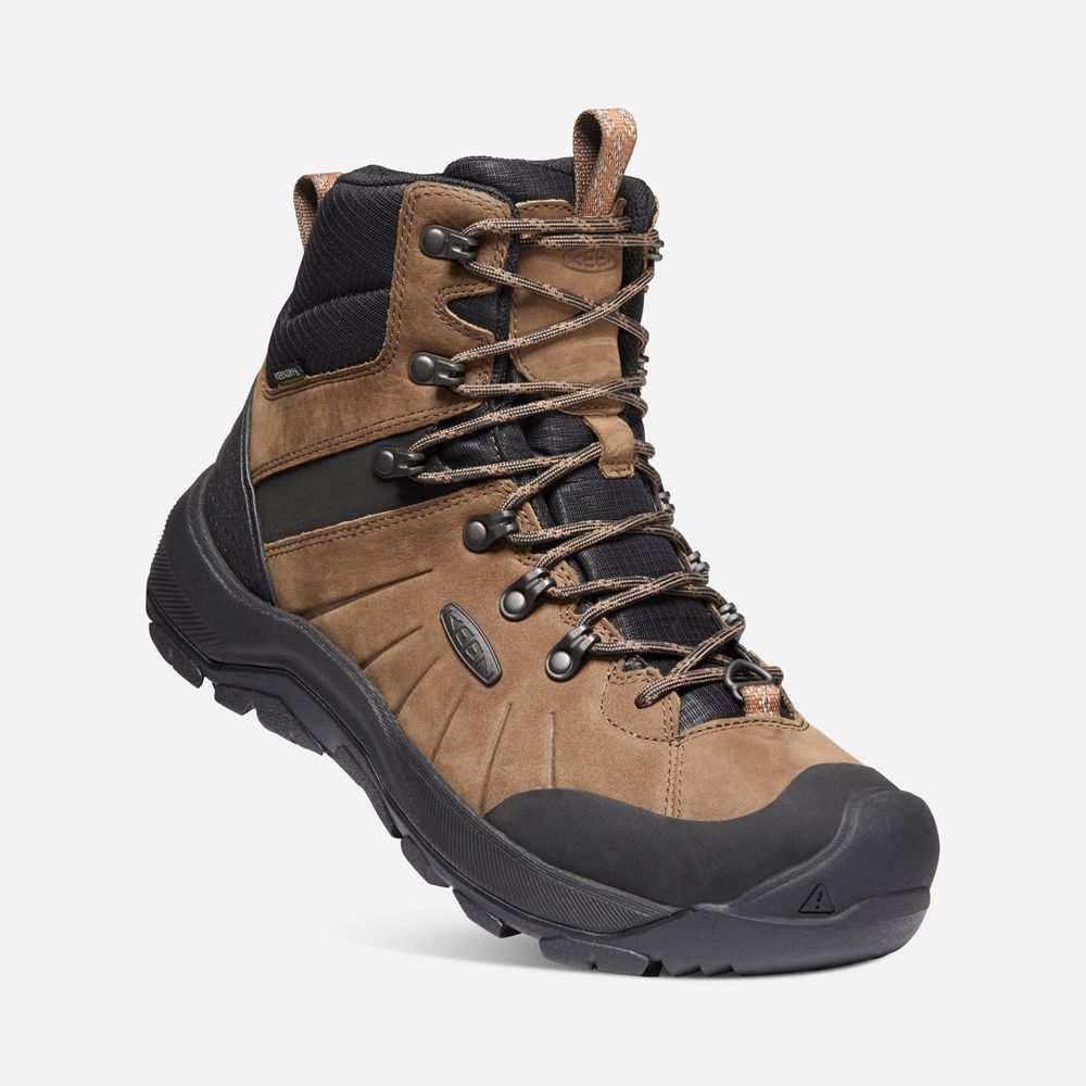 Keen Laarzen Heren Bruin/Zwart - Revel Iv Polar - 26903-QLXK